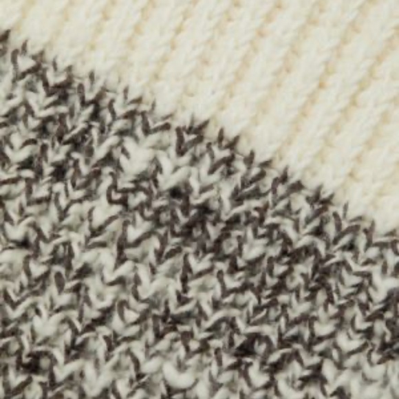 PHILLIP LIM Chunky Striped Turtleneck Wool Sweater Grey Beige in Size L - Picture 4 of 12